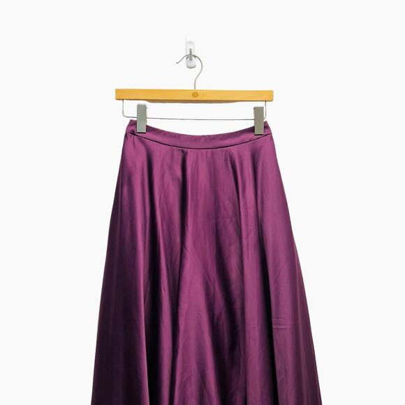 La Femme Maxi Skirt in Purple Women’s Size 2 - Picture 2 of 9